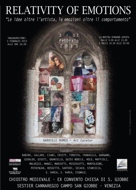 MOSTRA D’ARTE COREUTICA DI VENEZIA RELATIVITY OF EMOTIONS