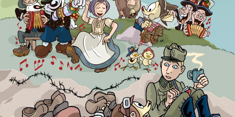 ISOLA LINGUISTICA RACCONTATA CON I FUMETTI DI GARY E SPIKE ISOLA LINGUISTICA RACCONTATA CON I FUMETTI DI GARY E SPIKE