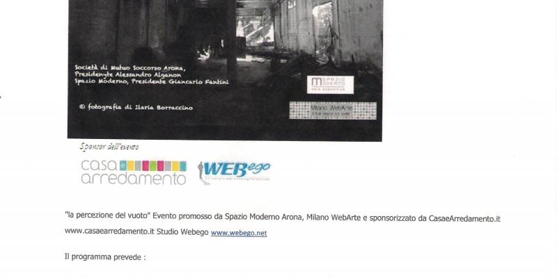 "La Percezione del Vuoto" "La Percezione del Vuoto"