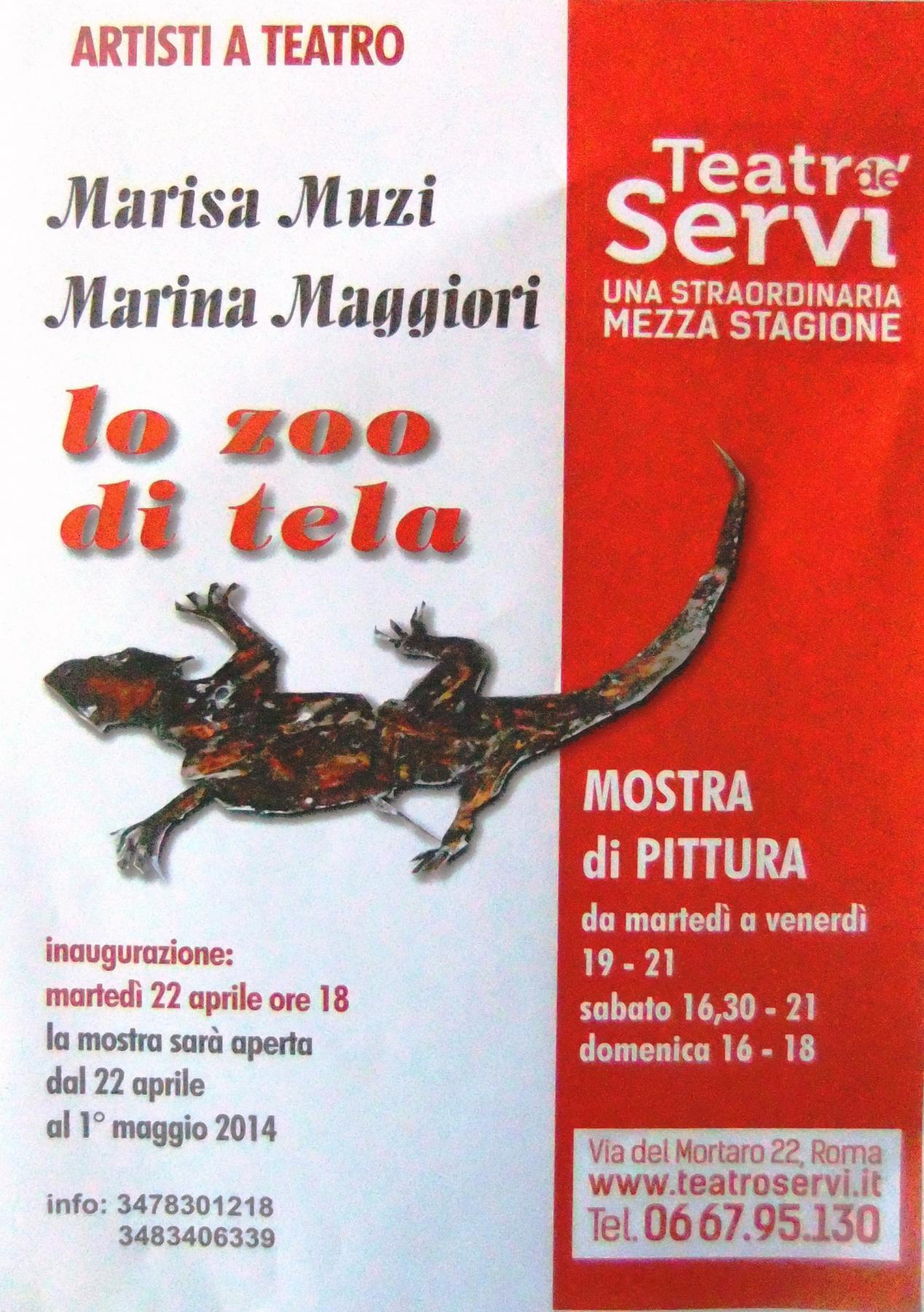 artisti a teatro - lo zoo di tela