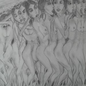 Summa Teologica - Ridda di piccolette in fusione (particolare) Summa Teologica - Ridda di piccolette in fusione (particolare)