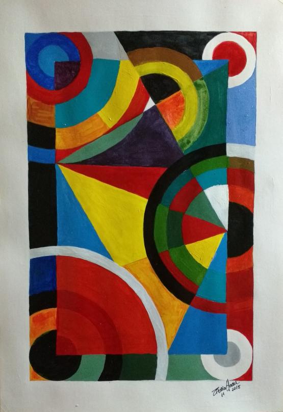 COMPOSITION NR 021 – "Square 005" – By EURICO HAAN – 2015