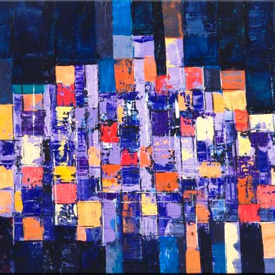 Sara Swati (Germania) - Cocooning - acrilico tela - 70 x 50 