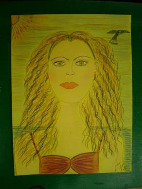 The queen of the beach