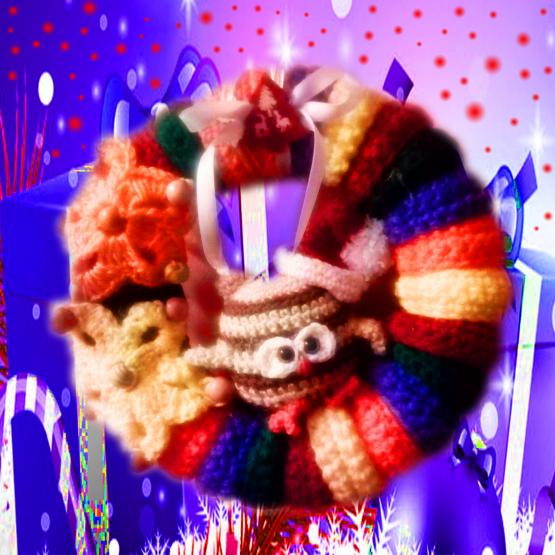 # CORONA NATALIZIA AMIGURUMI 52 # CORONA NATALIZIA AMIGURUMI 52