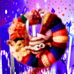 # CORONA NATALIZIA AMIGURUMI 52 # CORONA NATALIZIA AMIGURUMI 52