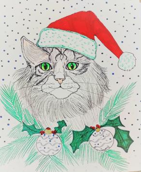 Il Natale è quel momento dell'anno in cui il tuo gatto decide che ...