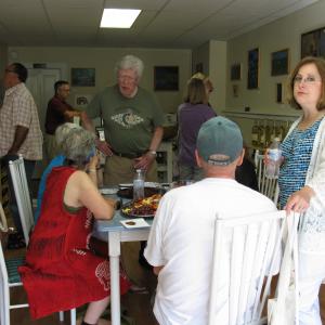 Carla Strozzieri's paintings are on exhibit at "From the Vineyards,"  Paintings by Carla Strozzieri