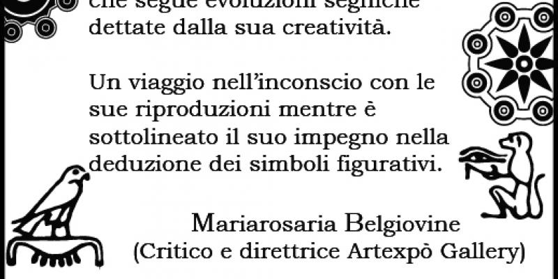 Art Review by the Art Critic Mariarosaria Belgiovine