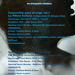 "Censorship goes strange Vol.1" - Galleria La Pillola "Censorship goes strange Vol.1" - Galleria La Pillola