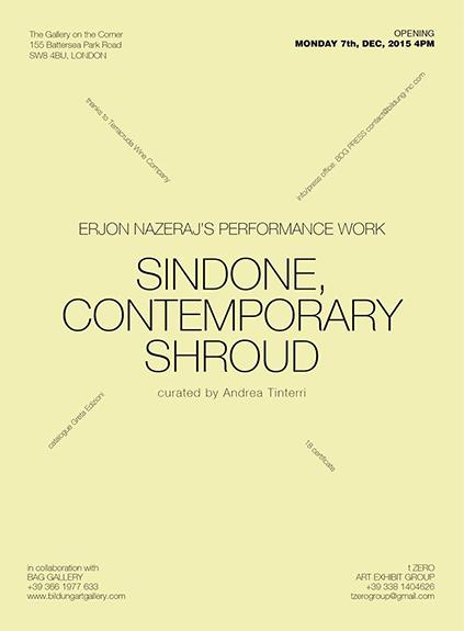  PERFORMANCE WORK SINDONE, CONTEMPORARY SHROUD