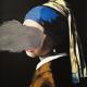 Girl with a Pearl Cloud (After Vermeer)
