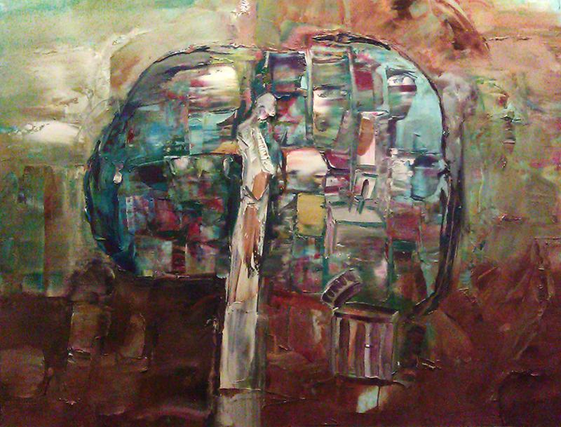 Woman with the empty trash can