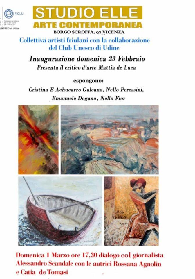 "Quattro artisti friulani nella città del Palladio"
