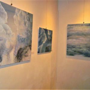 Artistic staff "Messaggi", Maristella Angeli, at the "Arte Borgo Gallery", Rome