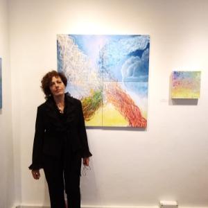 "Messaggi", personal art of Maristella Angeli in Rome