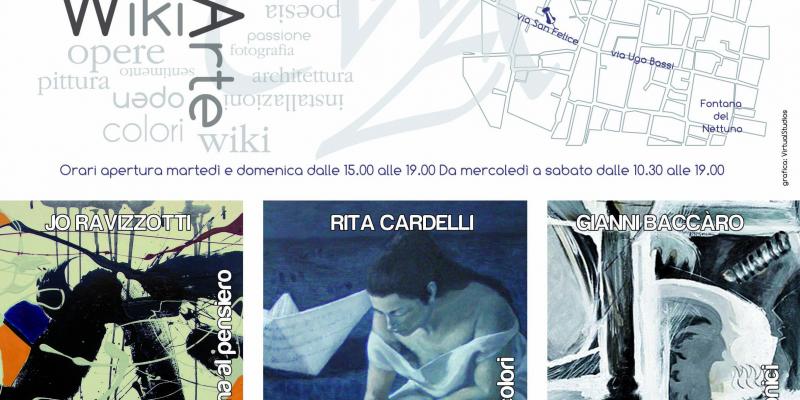 Mostra di Jo Ravizzotti - Rita Cardelli - Gianni Baccaro