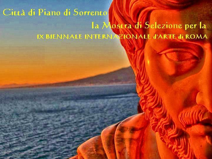 Mostra di selezione alla IX BIENNALE INTERNAZIONALE DI ROMA-Villa Fondi,Sorrento.                 A-CITTA' DI PIANO DI SORRENTO
