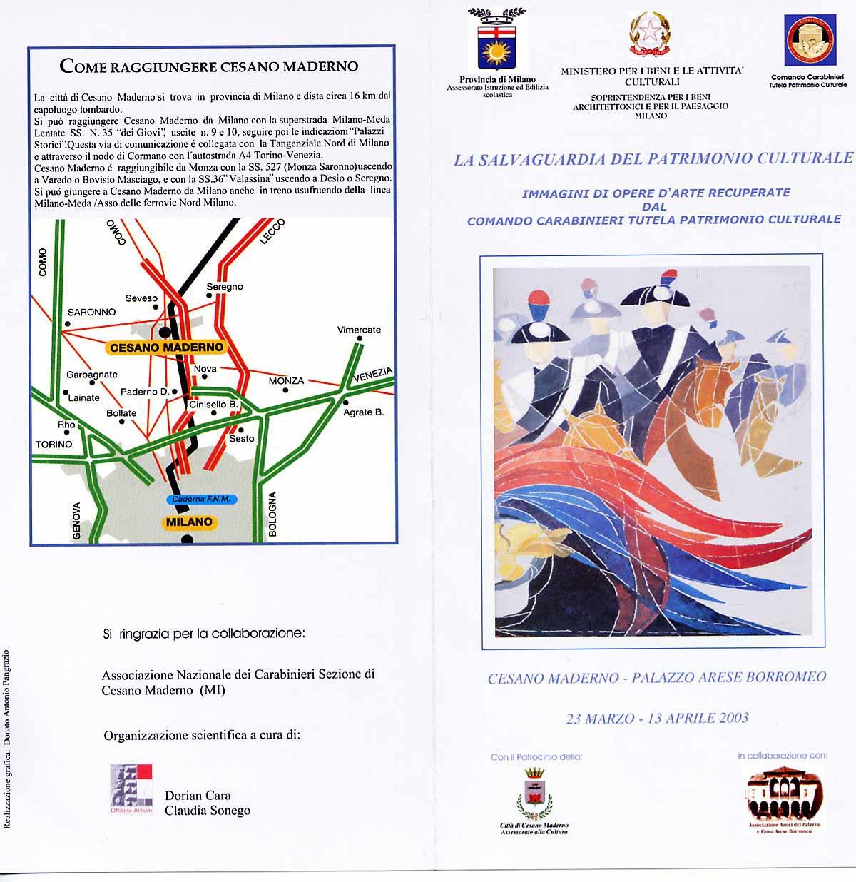 Safeguarding of cultural heritage Safeguarding of cultural heritage