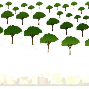 Future City with More Trees