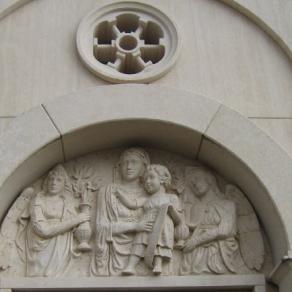 madonna col bambino e angeli