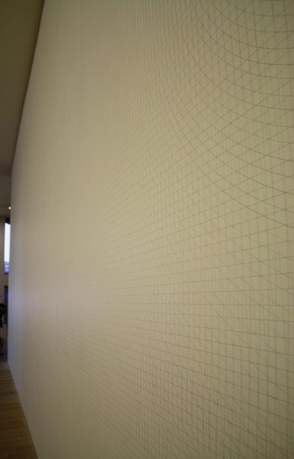 Sol Le Witt - Wall Drawing 119. Lewis Glucksman Gallery, University College Cork, Co Cork, Ireland.     