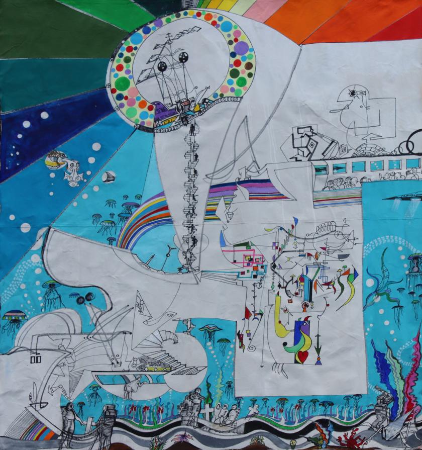 The journey  , for the bottom of the sea visiting the grave