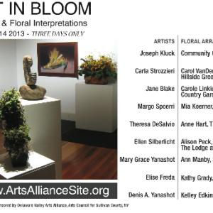 Carla Strozzieri Participates in Art in Bloom curated art show
