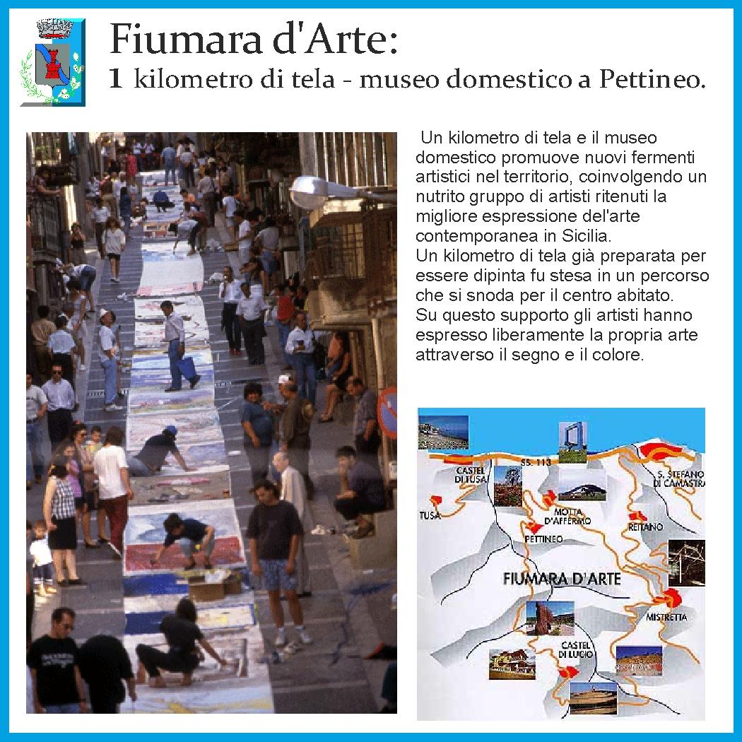  “1 Km di tela”, Fiumara d’ Arte.