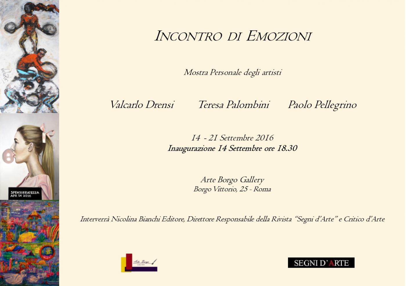 Incontro di Emozioni - Mostra Tripersonale