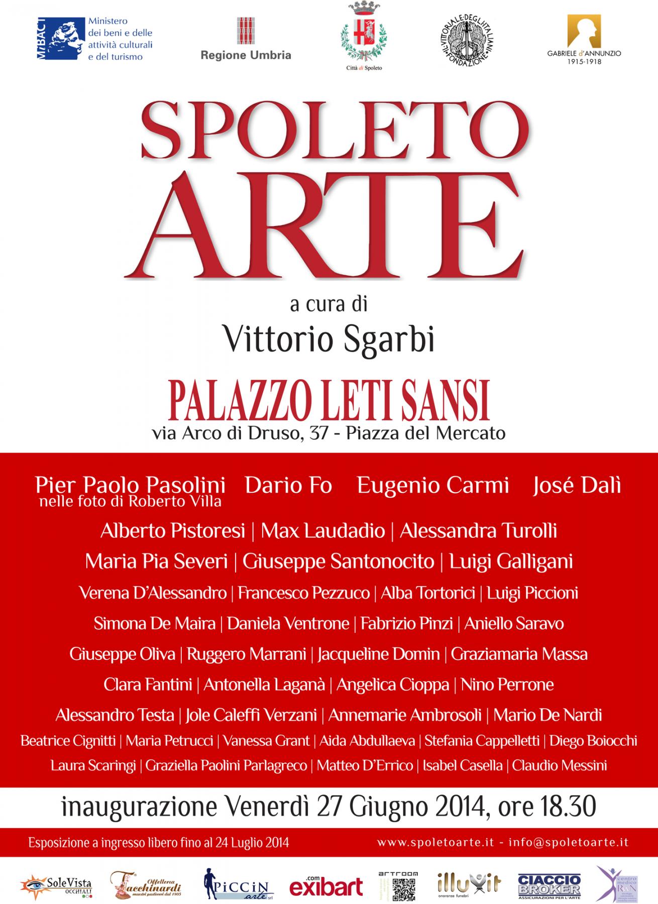 SPOLETO ARTS curated by  Vittorio Sgarbi