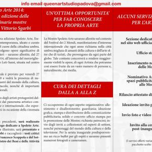 SPOLETO ARTS curated by  Vittorio Sgarbi