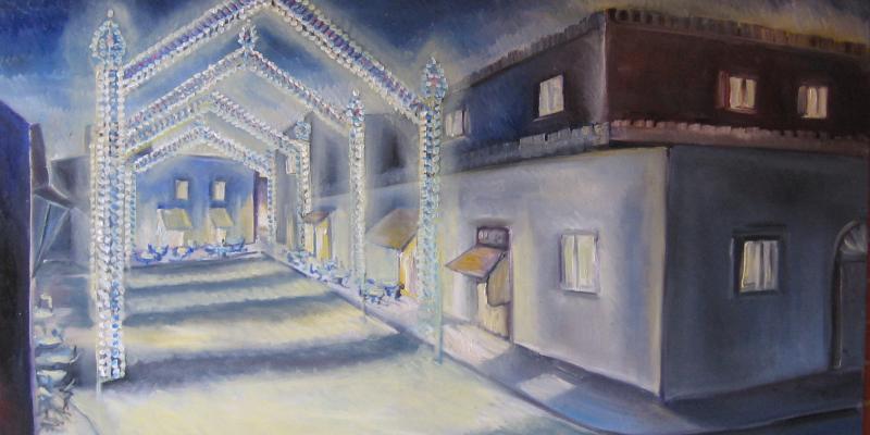 Mostra dei quadri di Carolina Ferrara eseguiti per il film di Rubini