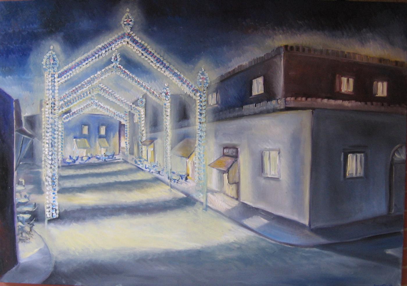 Mostra dei quadri di Carolina Ferrara eseguiti per il film di Rubini