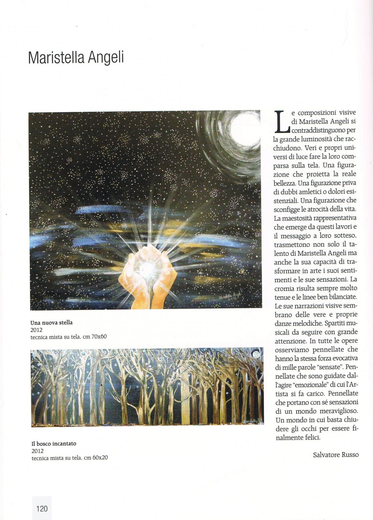 Commento del Critico d'Arte Salvatore Russo