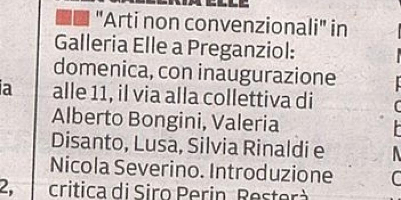 Mostra collettiva dal titolo “Arti non convenzionali”