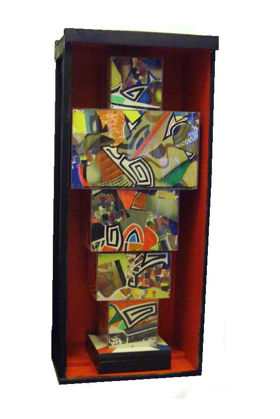 Robot 2000  legno plexiglas   136x60x35      2004