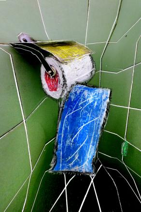 anche il cesso è bello astratto....