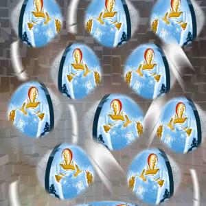 Behind her as she shared them and looked like in the mirror