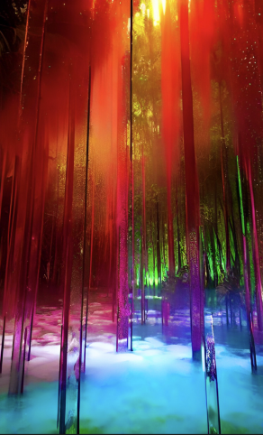 Snow in the Crystal Forest