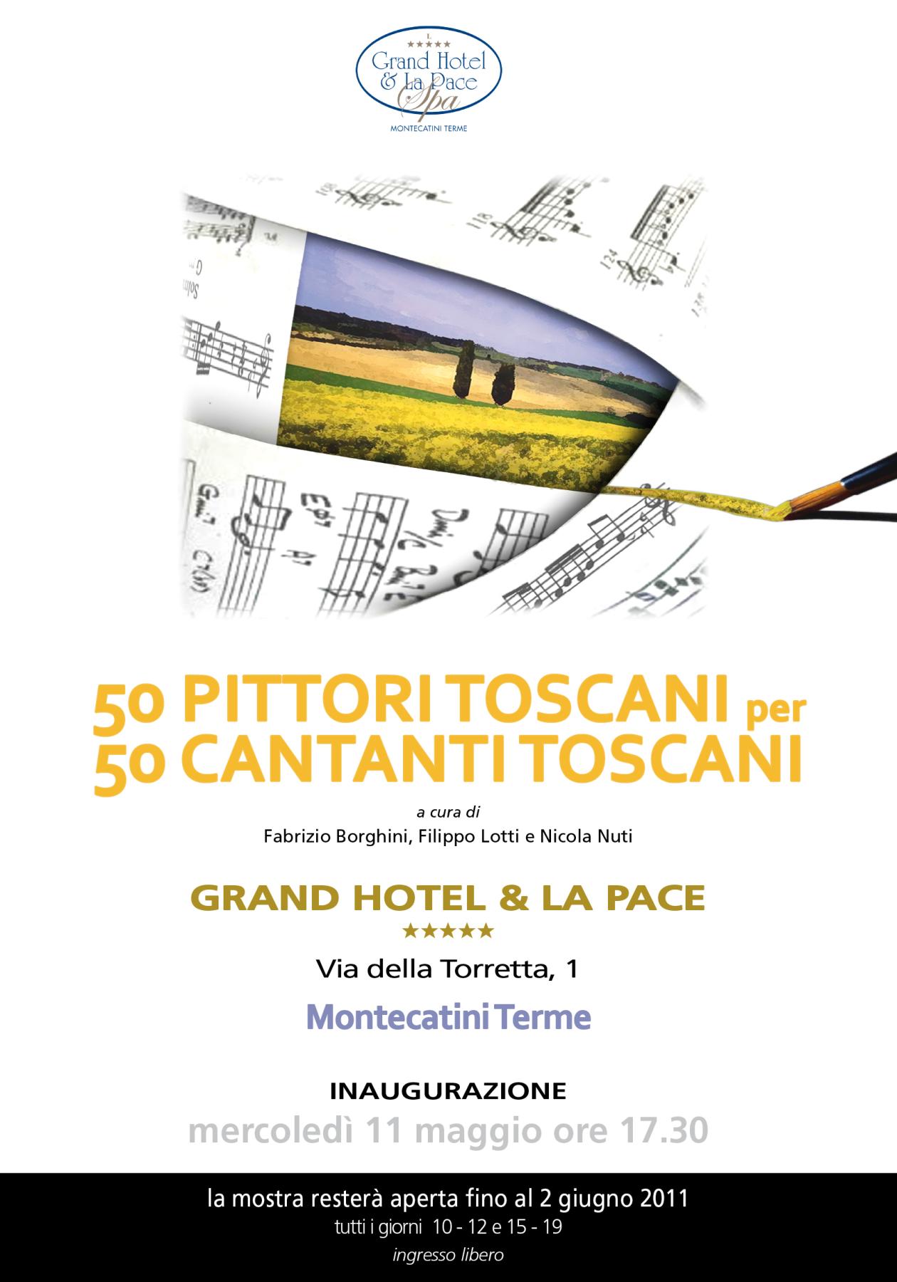 "50 pittori toscani per 50 cantanti toscani" "50 pittori toscani per 50 cantanti toscani"