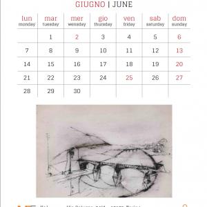Presentation of desk calendar 2015 of Piero Lerda