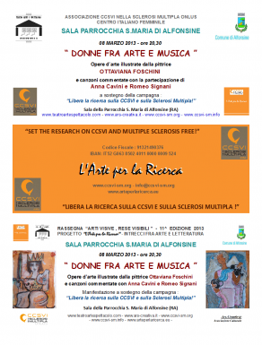 Locandina Conferenza di Ottaviana Foschini alla Sala della Parrocchia di Santa Maria a Alfonsine RA Locandina Conferenza di Ottaviana Foschini alla Sala della Parrocchia di Santa Maria a Alfonsine RA