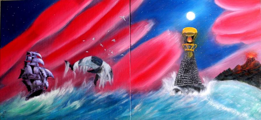 sogno d'un faro bardato d'oro