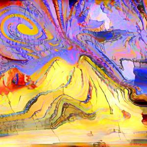 Il mio Vesuvio in stile Dalì Il mio Vesuvio in stile Dalì