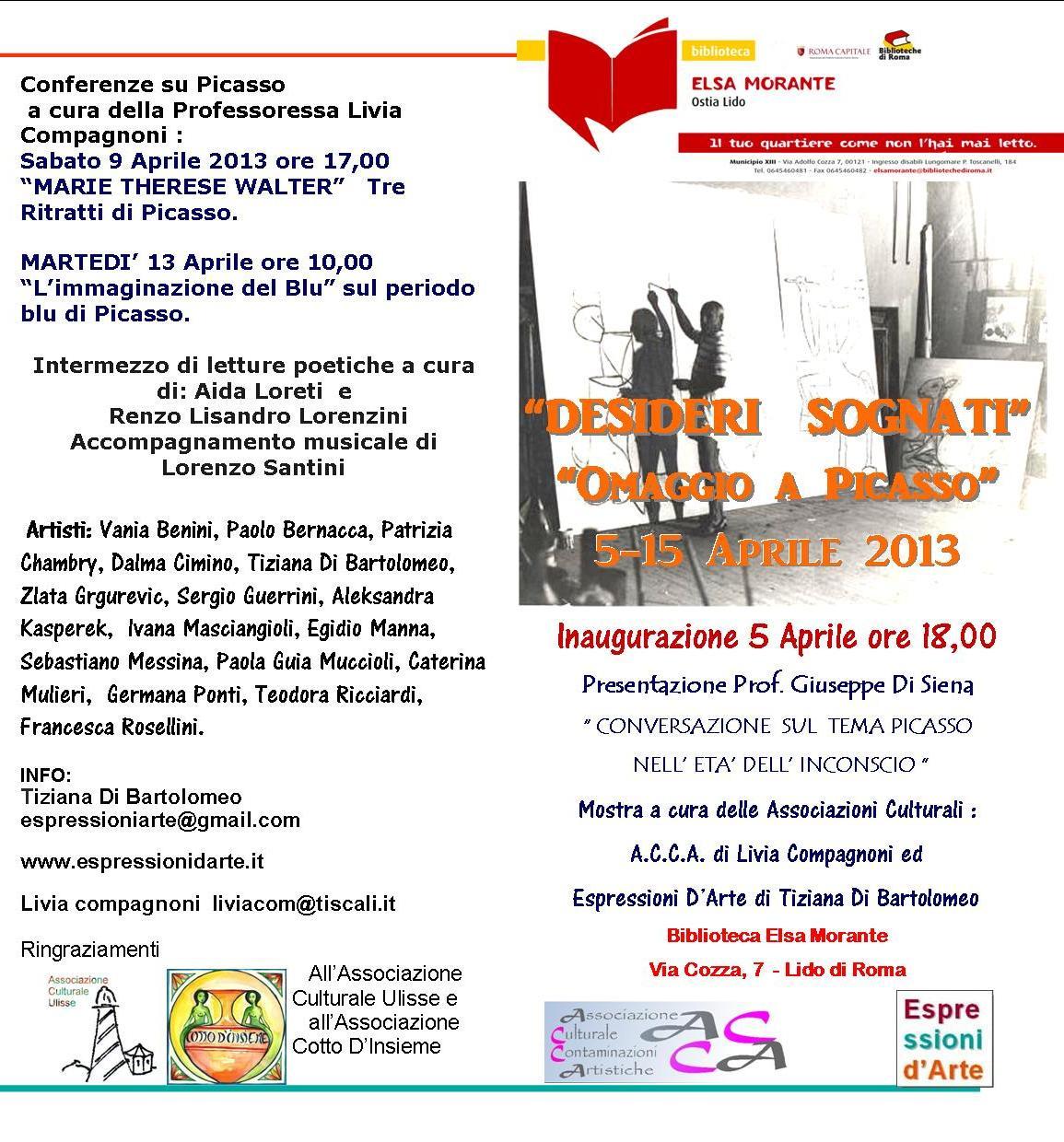 "WISH dreamed" Homage to Pablo Picasso