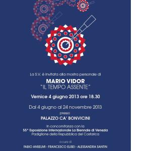 Mario Vidor "Il tempo assente"