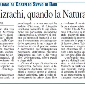 Ofer MizraChi “Il fascino segreto della natura” a cura di Antonella Colaninno