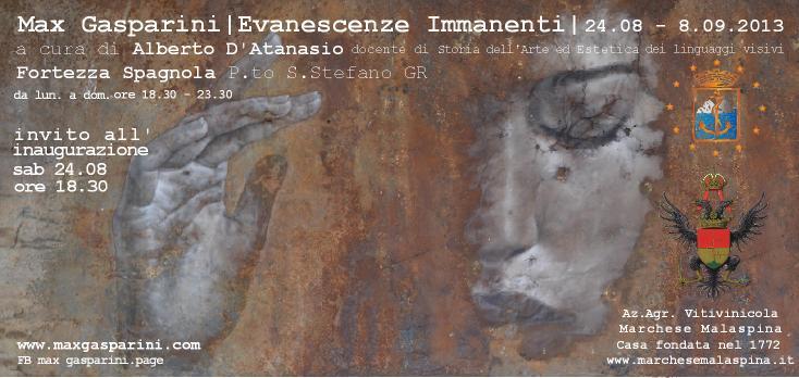 Evanescenze Immanenti mostra personale p.to S.Stefano Fortezza Spagnola