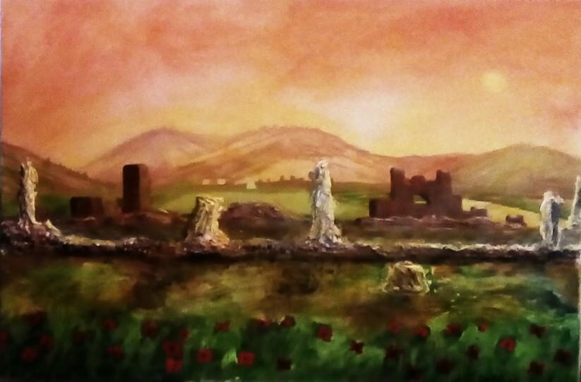 Ritorno  sull' Appia antica.